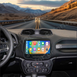 9 "Carplay ForJeep 2016 2021 Android 13 GPS di navigazione Multimedia Display Wireless Auto autoradio unità principale - Product Image 4