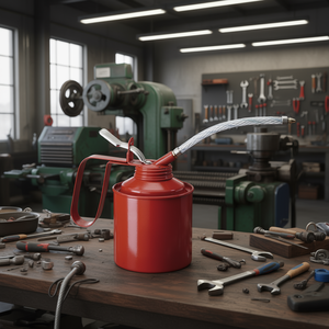 Lubricador de Metal Fervi con Barril Flexible de 500 ml para Lubricación de Precisión - Product Image 3