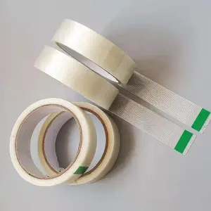 High tensile strength 3m reinforced fiber glass cross packing self adhesive laminate tapes for binding and strapping