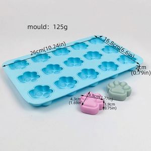Offre Spéciale : Moules de Cuisson en Silicone à 15 Cavités en Forme de Patte de Chien pour Chocolats, Bonbons, Gelées, Glaçons et Friandises pour Chiens - Product Image 2