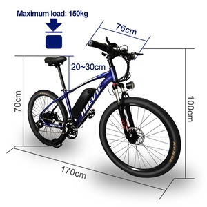 High Quality 36V 500W 21 Speed Mountain Bike EBM-11 with Rear <b>Hub</b> Motor Electronic Aluminum Alloy Frame Lithium Battery - Product Image 4