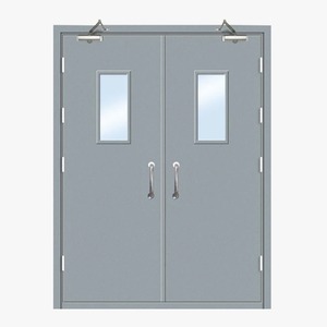 Porte coupe-feu en acier robuste la plus vendue pour la sécurité des bâtiments commerciaux, industriels, résidentiels et du secteur de la construction, disponible au prix d'exportation - Product Image 1