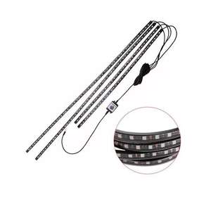 Bande <span class=keywords><strong>LED</strong></span> 12V étanche RGB <span class=keywords><strong>LED</strong></span> sous la voiture, tube sous la carrosserie, éclairage néon sous la carrosserie, kit de lumière néon, contrôle par application - Product Image 2