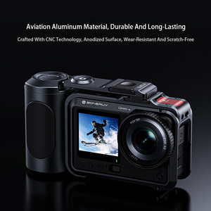 Boneruy DJ-6 Jaula de Protección de Grado Profesional para Cámara DJI Osmo Action 6, Marco de Aluminio con Protección Contra Caídas y Soporte Frío para Expansión de Accesorios - Product Image 4