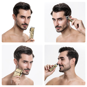 IRUIBEAUTY 4in1 Rechargeable Stainless Steel Nose &amp; Beard Trimmer Clipper Grooming <strong>Set</strong> for Men &amp; Household <strong>Barber</strong> Use Wholesale - Product Image 6