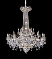 Villa en verre de Murano personnalisé grand plafonnier suspendu lampes suspendues maria theresa haute cristal luxe led lustres modernes