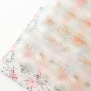 Nouvelle sortie 2025, emballage cadeau, papier d'emballage en plastique OPP 56*56cm, papier d'emballage pour bouquet de fleurs, pour fleuriste - Product Image 5