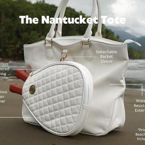 Agenda 2025 Nouveaux produits <span class=keywords><strong>Sac</strong></span> Tendance 2024 Sacs à main pour femme en cuir personnalisé de haute qualité Gym Tote <span class=keywords><strong>Pickleball</strong></span> <span class=keywords><strong>Sac</strong></span> de sport avec logo - Product Image 3