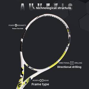<span class=keywords><strong>Raquette</strong></span> <span class=keywords><strong>de</strong></span> tennis professionnelle tout carbone pour hommes et femmes, logo personnalisable, <span class=keywords><strong>raquette</strong></span> <span class=keywords><strong>de</strong></span> tennis légère en fibre <span class=keywords><strong>de</strong></span> carbone - Product Image 3
