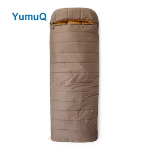 YumuQ 200cm / 78 ''Dicker Umschlag aus recyceltem Polyester Wasserdichter rechteckiger Schlafsack-10 für Erwachsene Kinder