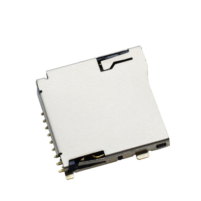 LXC Micro SD Push SMT TF Type External Welding High Temperature Resistance SIM Card Socket BOM