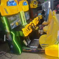 Machine de jeu de course de moteur de course de course de luxe jeu d'arcade à jetons populaire