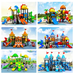 Toboggans de parc extérieur, aire de jeux pour enfants, équipement de divertissement en plastique, jeux - Product Image 2