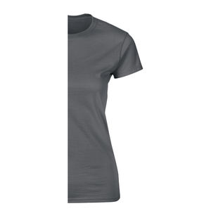 Nueva Camiseta Personalizada para Mujer, Cuello Redondo, Manga Corta, Lisa, Antiarrugas, Ecológica, Transpirable, de Algodón Orgánico - Product Image 5