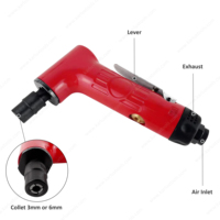 25000 tr/min 1/4 "120 degrés meuleuse d'angle sans engrenage meuleuse d'angle industrielle meuleuse d'angle d'air