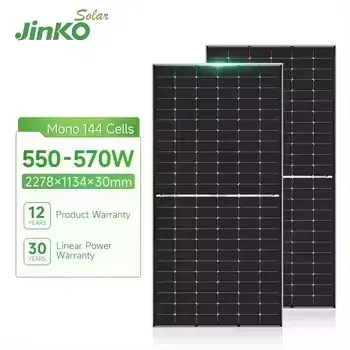 Jinko Chất lượng cao 9BB Tấm Pin Mặt Trời 575W nửa tế bào Tấm Pin Mặt Trời 540W 545W 550 watt 500W 550 W 600W 670W 700W Mono tấm pin mặt trời