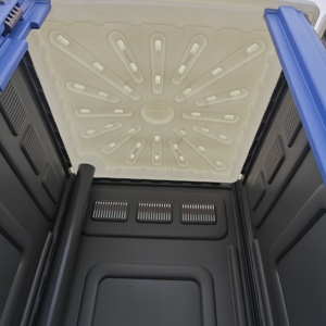 Toilettes chimiques portables pour chantier avec réservoir de récupération des déchets, contrôle des odeurs et serrure de sécurité - Product Image 4