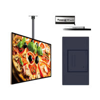 Écran LCD mural intérieur commercial de 85 pouces, résolution 4K, écran tactile capacitif, logiciel de gestion du système Android/Windows