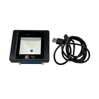 Lector de control de acceso de tarjeta RFID, torniquete de código QR 1D/2D con interfaz USB RS232 o TCP/IP