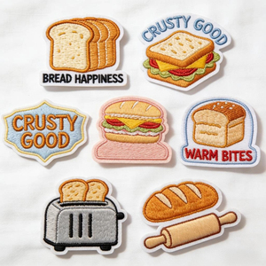 Patchs de vêtements personnalisés, thermocollants, brodés, autocollants à presser à chaud, à scratch, broderies pour vêtements, chapeaux et sacs - Product Image 4