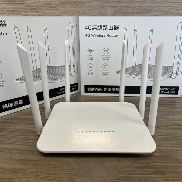 DNXT C210AC AC1200 Dual Band 2.4GHz 5.8GHz 4G LTE WiFi Router SIM Card MDM9607 Modem VPN 6 Antennas Indoor Home CPE