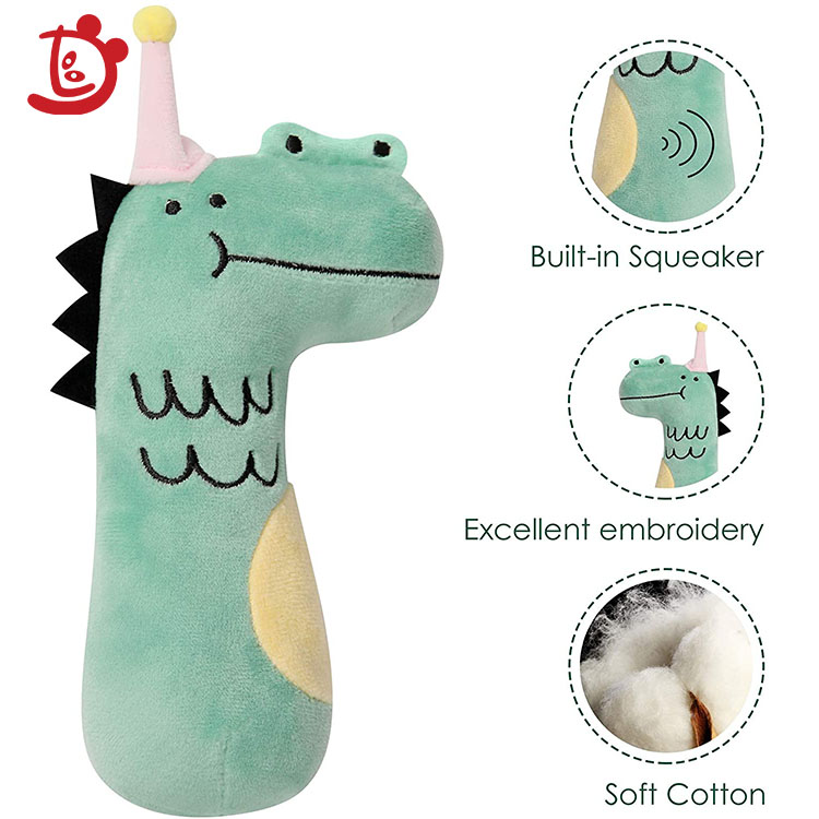 Новый стиль, плюшевая игрушка, набор для новорожденных, подарочный набор, погремушка в виде крокодилового животного