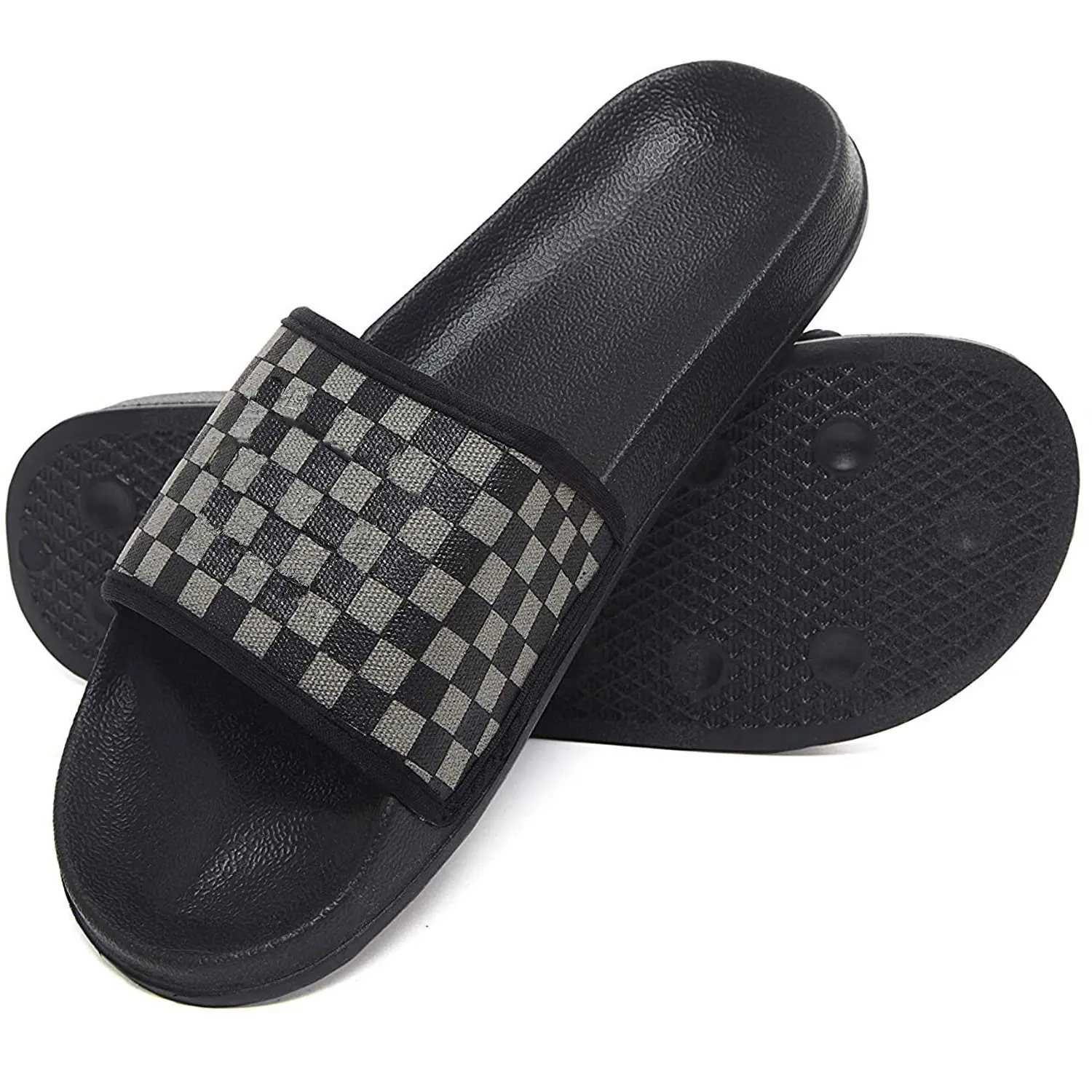 FREE SAMPLE 2021 girls new design shoes indoor outdoor eva slipper Men s Slip On Slide Sandals Black Gray Large