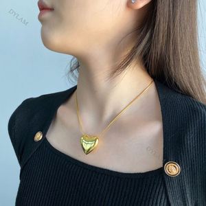 Collares con Cadena de Corazones de Diseño Único Dylam, Delicado y Lindo Collar con Colgante de Corazón, Eres Única en Mi Corazón - Product Image 5