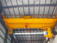 Ponts roulants à double poutre en acier inoxydable, capacité 10-100 tonnes, avec câble métallique et télécommande pour un levage fluide