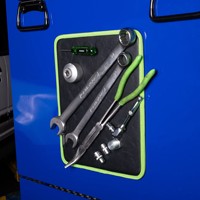 Tapis magnétique flexible 3 pièces et support de plateau, tapis magnétique flexible et antidérapant pour garage, atelier, outils de réparation automobile