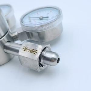 Manomètre à gaz haute pression en acier inoxydable 316L, régulateur de pression domestique, laboratoire, usage général, régulateur de gaz corrosif - Product Image 3