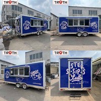 Food Truck d'extérieur Truth avec équipement de cuisine complet, cuisine mobile personnalisée pour festivals, événements de restauration et vente de rue