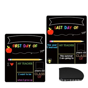 Wooden Blackboard Student <b>Message</b> <b>Board</b> Rectangle Double-Sided Color Printing Back To School Educational Use - Product Image 5