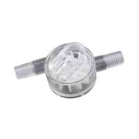 Sensor de Flujo de Líquido de Efecto Hall Resistente a Presiones de <0.45MPa, 5-24V, 650-2000mL/min, Salida de Pulso, para Purificador de Agua Comercial