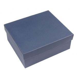 Boîte à bijoux en satin bleu 320x305x65 mm, étui de rangement de luxe pour bagues, colliers, bracelets - Product Image 3