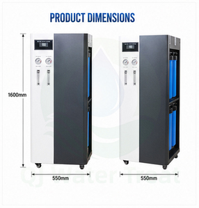 Purificateur d'eau RO commercial 220V avec pompe incluse, rinçage intelligent, surveillance de la qualité de l'eau, faible bruit, mobile, installation facile - Product Image 4