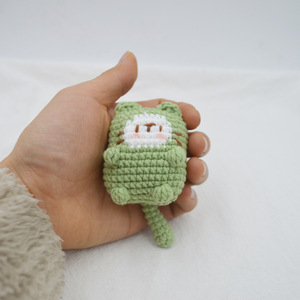 Porte-clés en fil crocheté, animaux tricotés, poupées, breloques, jouets Amigurumi faits main - Product Image 2