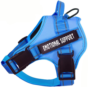 TOPBUDDY <span class=keywords><strong>Harness</strong></span> Anjing Reflektif Tanpa Tarik, Tali Kekang Anjing dengan Tag Yang Dapat Dilepas - Product Image 2