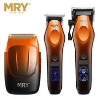 MRY Fabricante, Recortadora de Pelo Profesional Inalámbrica con Cuchilla DLC, Cortadora de Pelo Potente de 7500 rpm
