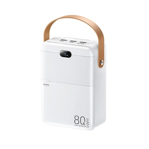 Cargador Portátil de Gran Capacidad con Puertos de Salida PD de Carga Rápida de 27 W y 22,5 W, Banco de Energía LED de 80000 mAh - Product Image 1