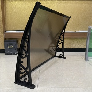 Auvent <span class=keywords><strong>de</strong></span> pluie en polycarbonate Amas <span class=keywords><strong>pour</strong></span> <span class=keywords><strong>fenêtre</strong></span>, <span class=keywords><strong>jardin</strong></span>, <span class=keywords><strong>abri</strong></span> contre la pluie - Product Image 3
