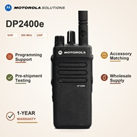 Radio portable Motorola DP2400e DMR d'origine, VHF 5W ou UHF 4W, 64 canaux, IP67, pour la communication des équipes de logistique d'entrepôt