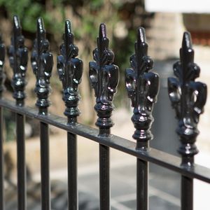 <span class=keywords><strong>Barandilla</strong></span> de Hierro Forjado Rústica Moderna y Duradera para Escaleras, Balcón, Terraza, Barandal Exterior - Product Image 5