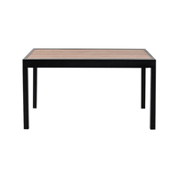 Moderner Einfacher Klapptisch, Tischplatte aus Kunststoffholz, Gartenmöbel mit Ausziehbarer Oberfläche Hof-Tisch