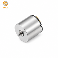 Moteur CC sans balais 3,7 V 17 mm Micro 0,15 A-0,30 A avec boîte de vitesses planétaire et borne de câblage pour avion RC