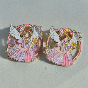 Broches de Anime de Lujo de Alta Calidad, Pins de Esmalte de <span class=keywords><strong>Sakura</strong></span> <span class=keywords><strong>Cardcaptor</strong></span>, Accesorios para Mochilas, Insignias - Product Image 4