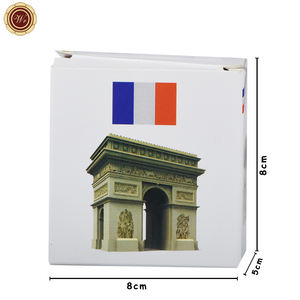 En gros Personnalisé 3d Métal Artisanat Bâtiment Modèle <span class=keywords><strong>Paris</strong></span> Arc <span class=keywords><strong>De</strong></span> Triomphe Miniature Bâtiment Souvenir pour Ornement <span class=keywords><strong>De</strong></span> Bureau - Product Image 2