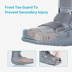 Bota de rehabilitación Walker Post Op Medical Short Air Walker Boot para recuperación de fracturas de pie y <span class=keywords><strong>tobillo</strong></span> - Product Image 2