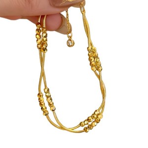 King Silver Jewelry Gold Plated S925 Silver <b>Rope</b> Chain <b>Bracelet</b> Geometric Everyday Wear Unisex Fine Chain <b>Bracelet</b> - Product Image 5