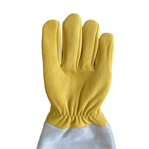 Guantes de Jardinería de Cuero de Cabra de 17 Pulgadas para Mujer, Resistentes a Espinas, de Manga Larga, para Trabajos en el Jardín - Product Image 2